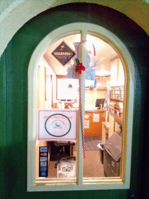 Entrée de l’hébergement