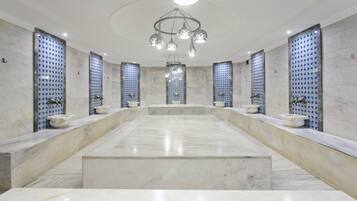 Couples treatment rooms, sauna, steam room, Turkish bath