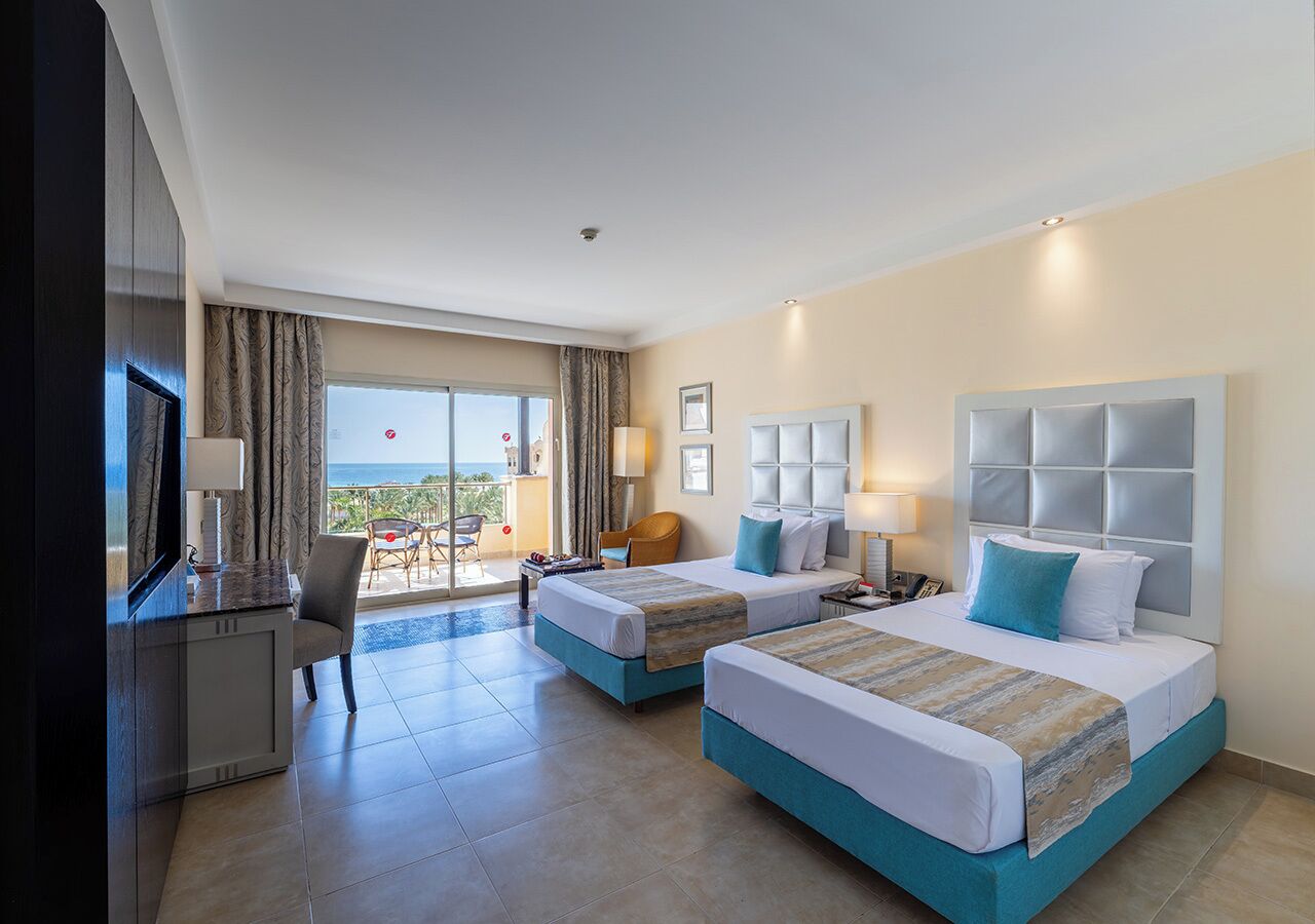 Superior Double Room, Sea View | Egyptian cotton sheets, premium bedding, minibar, in-room safe