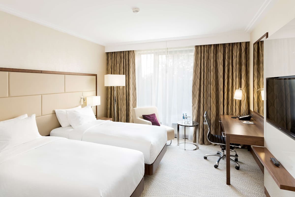 Ropa de cama de alta calidad y minibar