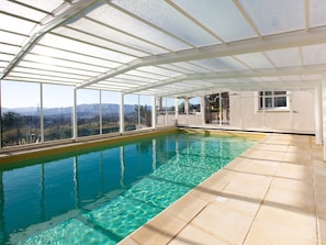 Indoor pool, outdoor pool