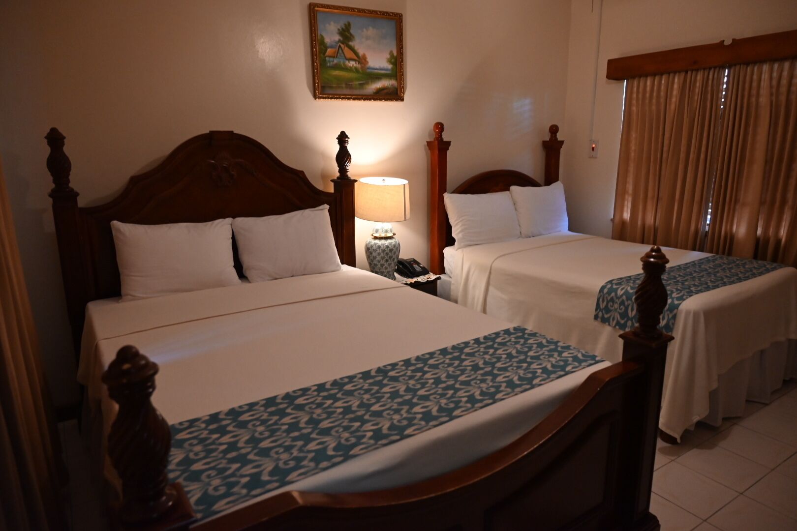 Deluxe Double Room, 2 Double Beds | Egyptian cotton sheets, premium bedding, down comforters