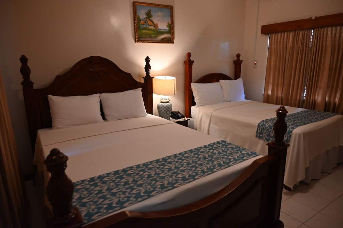 Deluxe Double Room, 2 Double Beds | Egyptian cotton sheets, premium bedding, down comforters