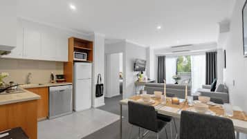 Executive Two Bedroom Apartment | Hypo-allergenic bedding, down duvets, minibar, in-room safe
