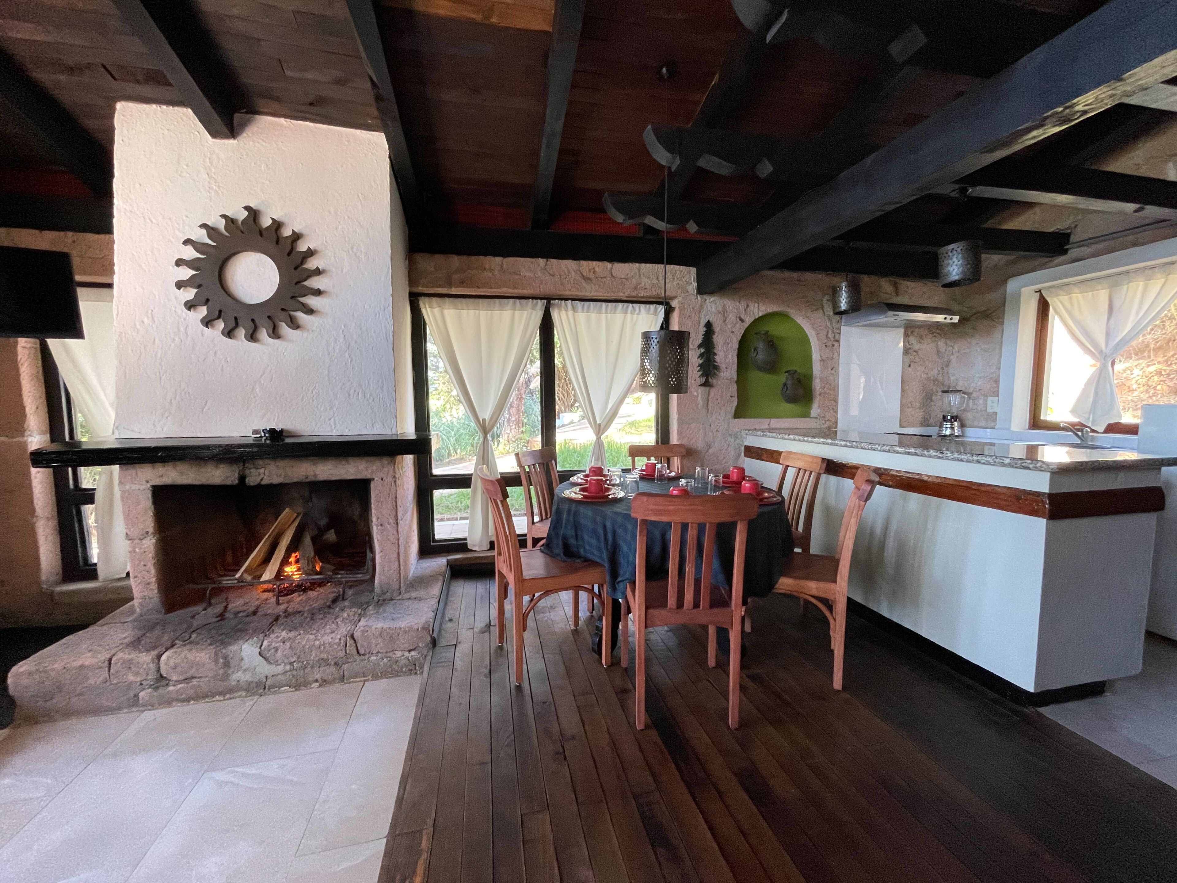 cabin, 2 bedrooms, kitchen | private kitchen | full-sized fridge, stovetop, cookware/dishes/utensils