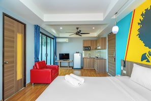 Superior Double Room with Buddha View | Premium bedding, in-room safe, desk, blackout drapes