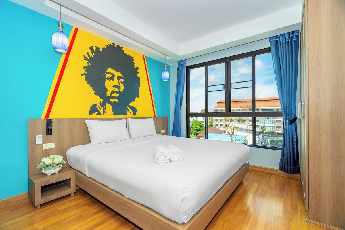 Superior Double Room with Buddha View | Sengetøy av topp kvalitet, safe på rommet og skrivebord