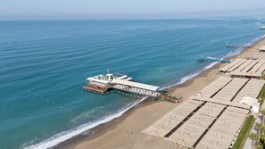 Plage privée, serviettes de plage