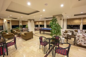 Sala de estar en el lobby