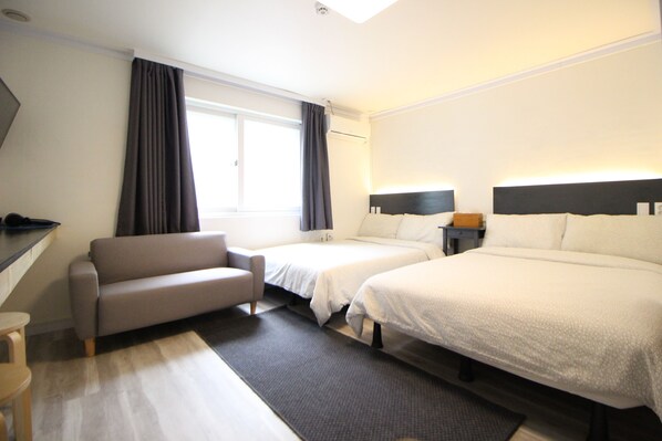 Family Room, 2 Double Beds, Non Smoking (non-Korean nationals only)