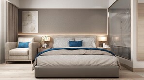 高級寢具、迷你吧、隔音、Wi-Fi (收費)