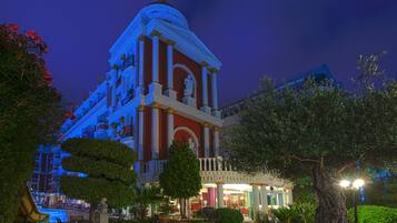 Front of property - evening/night
