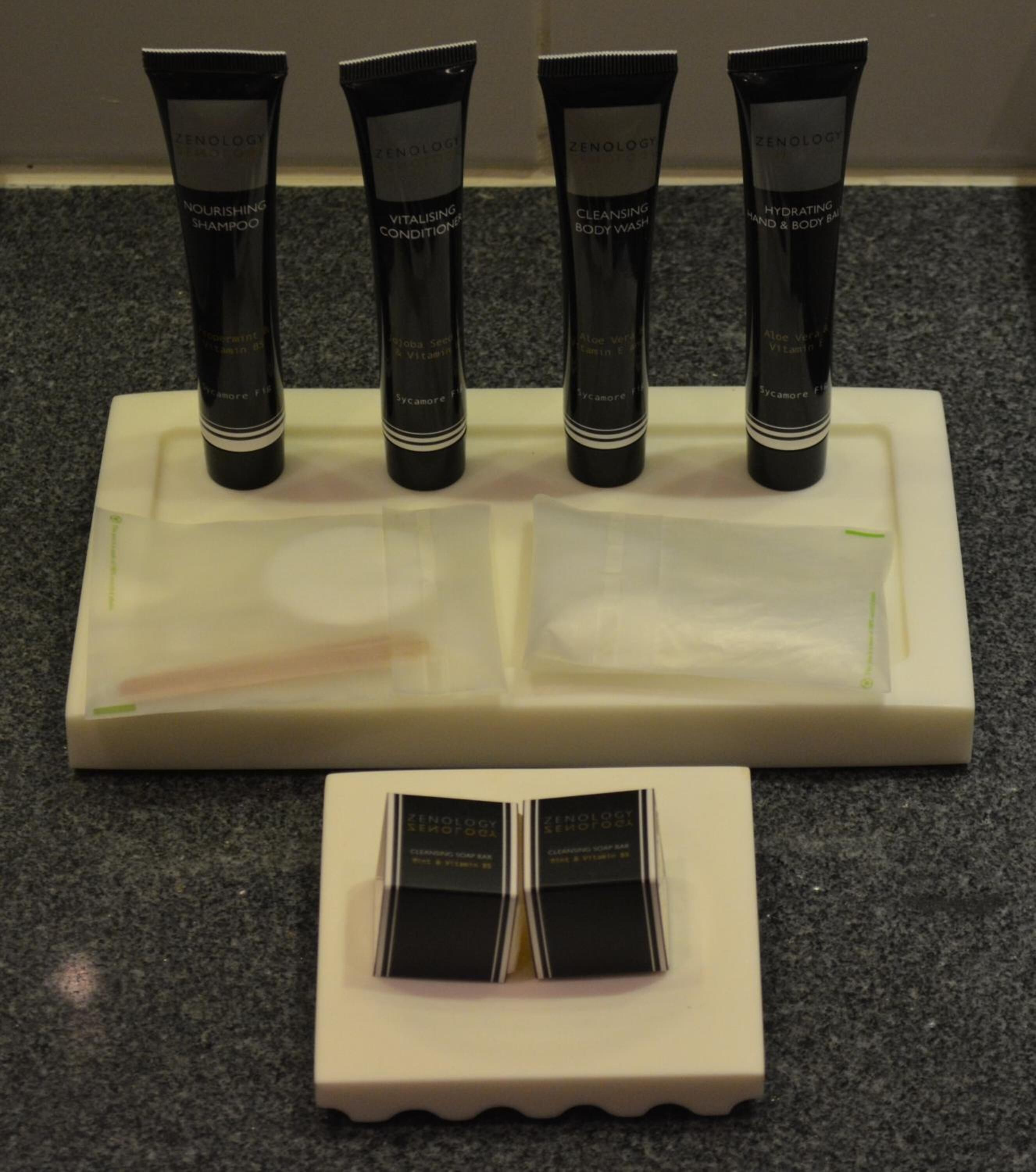 combined shower/bathtub, deep-soaking bathtub, rainfall showerhead