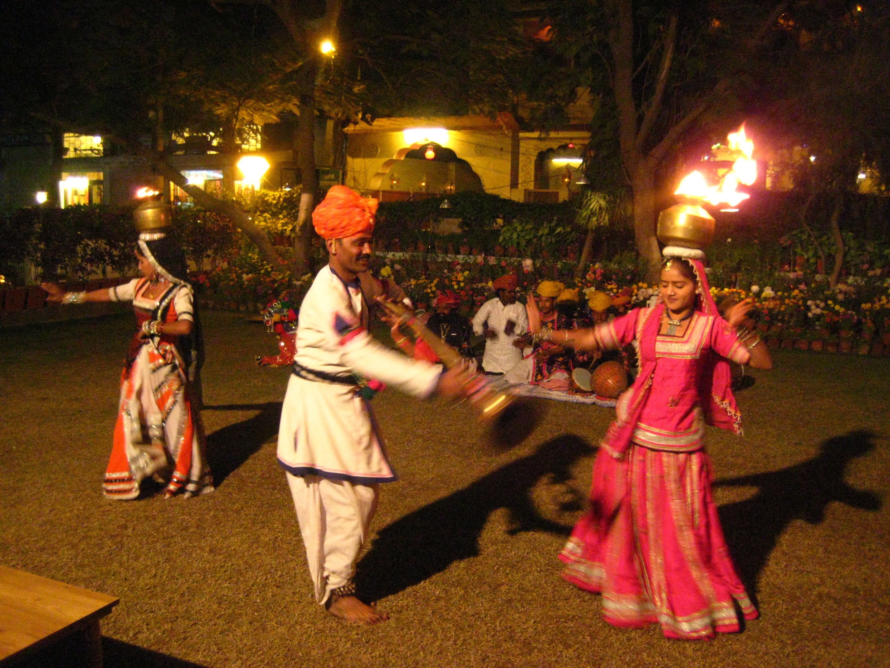 outdoor banquet area
