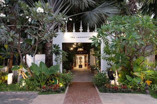 Entrada de la propiedad