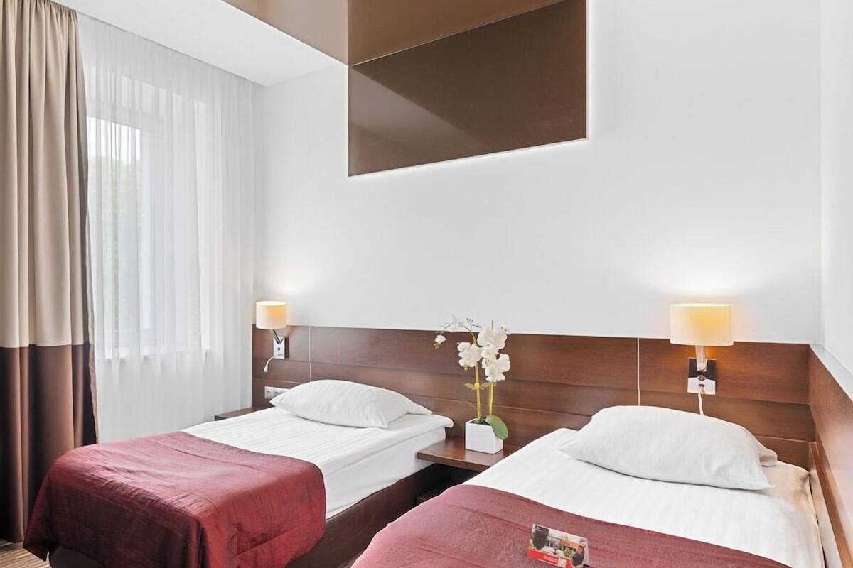 Desk, iron/ironing board (on request), free cots/infant beds, free WiFi
