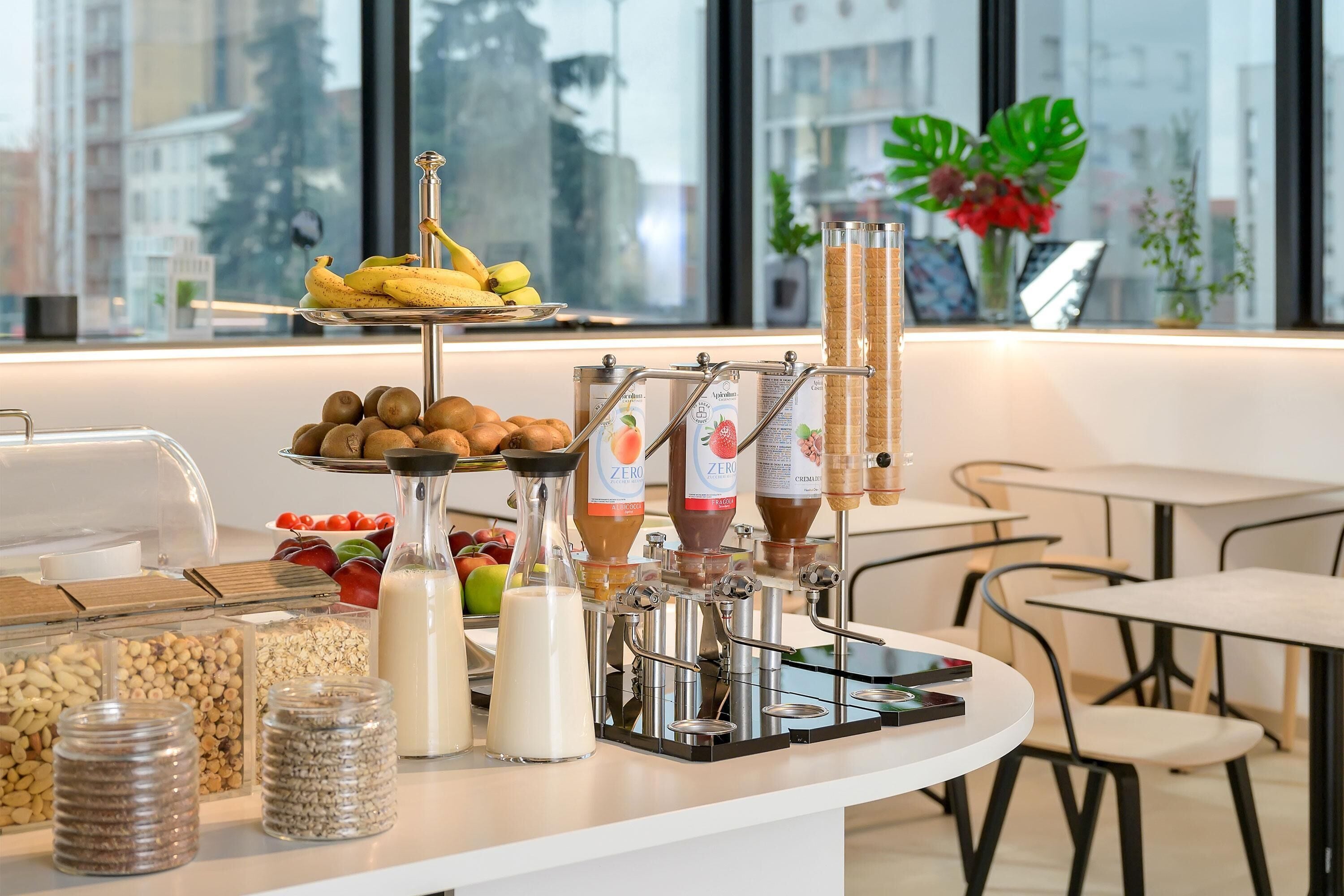 daily buffet breakfast (eur 9.50 per person)