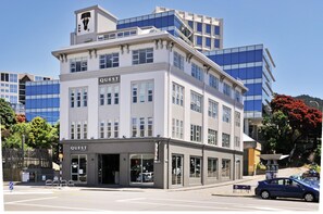 Overnatningsstedets facade