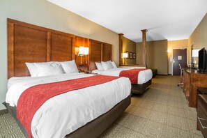 Suite, Multiple Beds, Accessible, Non Smoking | Premium bedding, desk, laptop workspace, iron/ironing board