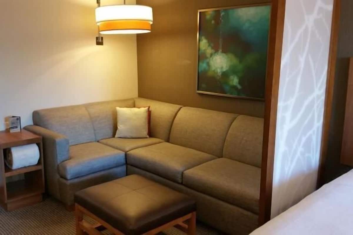 Living area | Flat-screen TV, MP3 dock