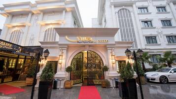 Fassade der Unterkunft