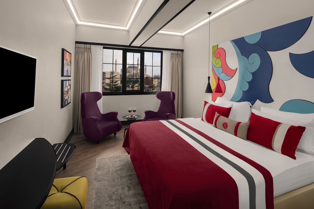 Superior Double or Twin Room with Hagia Sophia View