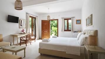 Monolocale comfort, 1 letto king, vista mare | Wi-Fi gratuito, lenzuola