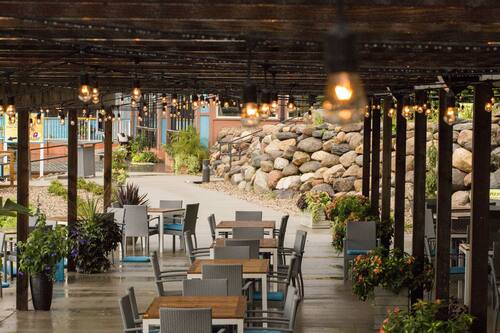 Lunch and dinner served, alfresco dining