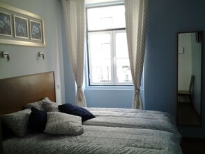 Premium bedding, memory-foam beds, in-room safe, individually decorated