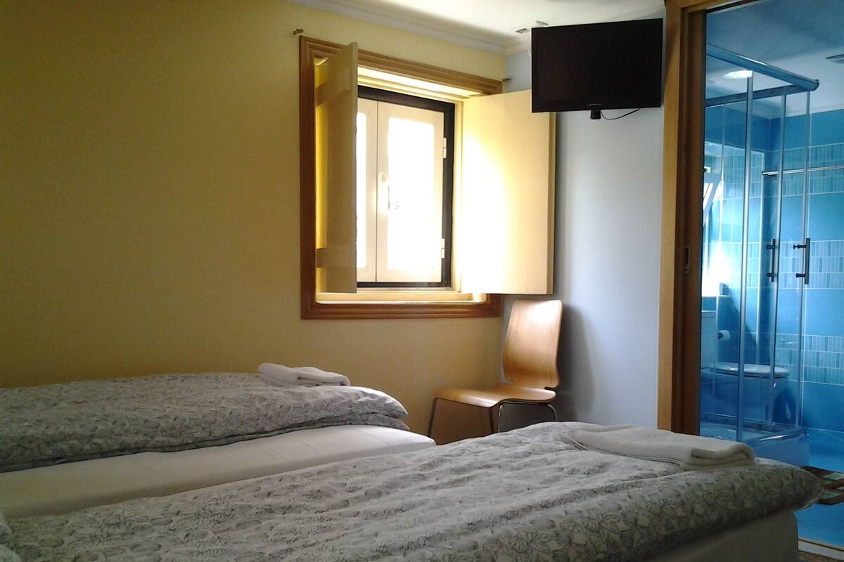 Premium bedding, memory-foam beds, in-room safe, individually decorated