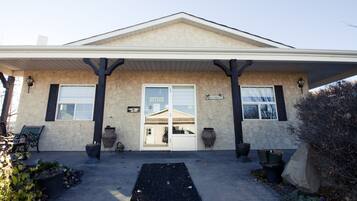 Majoituspaikan julkisivu