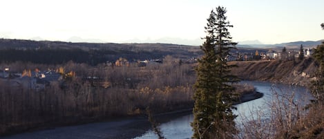 Vue depuis lâhĂ©bergement