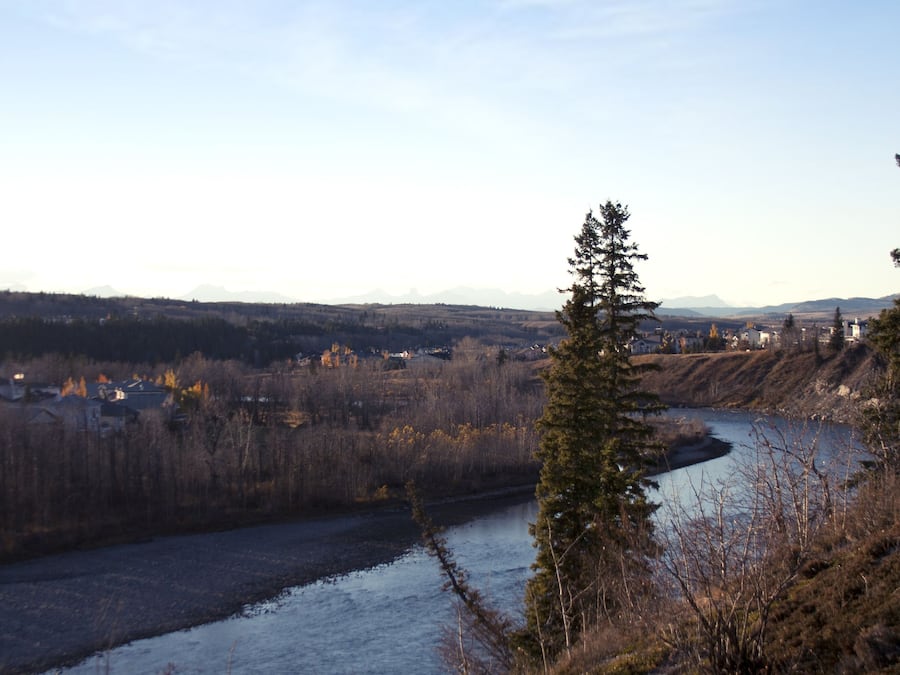 Blick von der Unterkunft