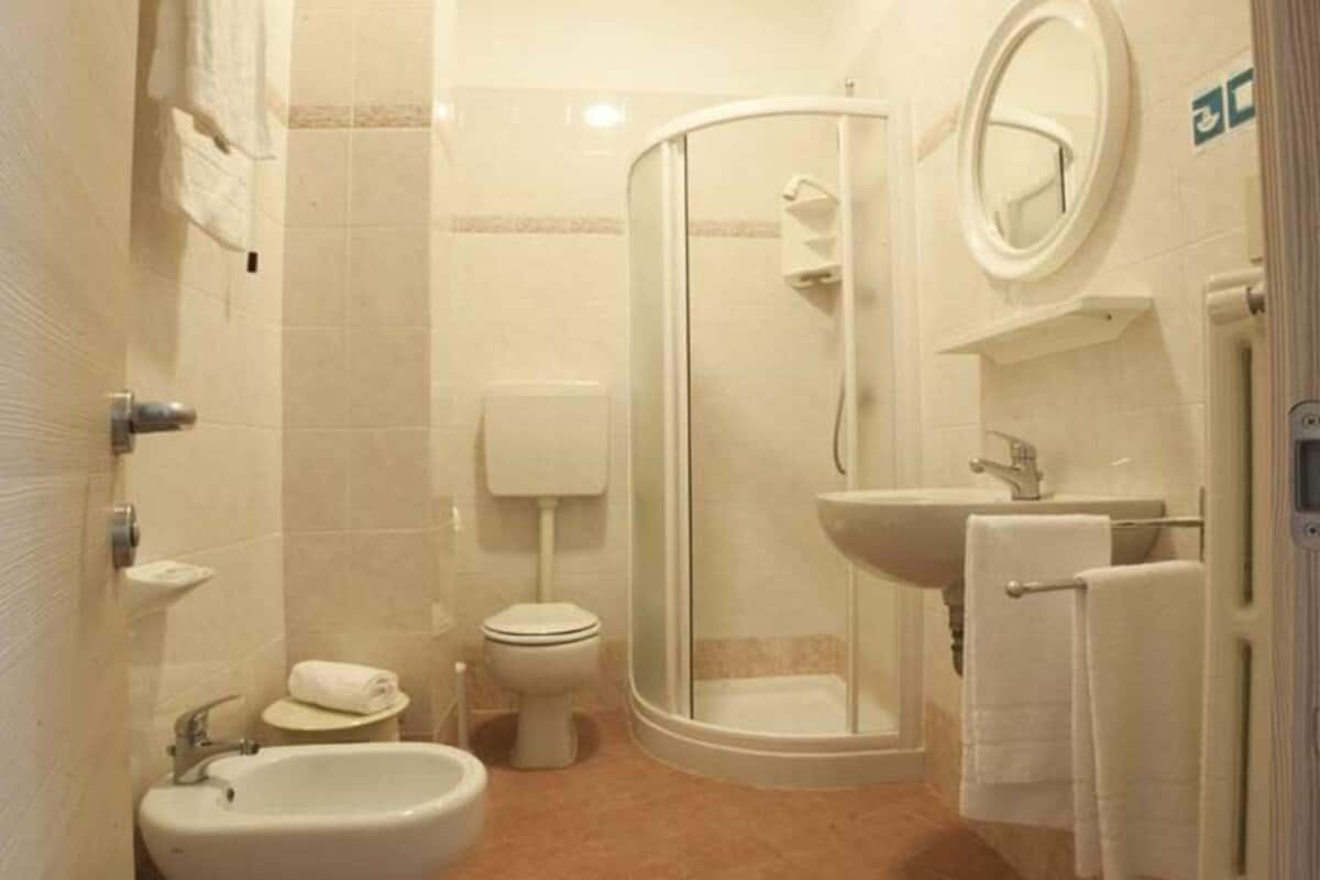 double room, lake view | bathroom | shower, free toiletries, bidet, towels