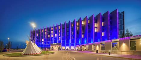 Front of property – evening/night