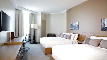 Premium bedding, pillowtop beds, minibar, in-room safe