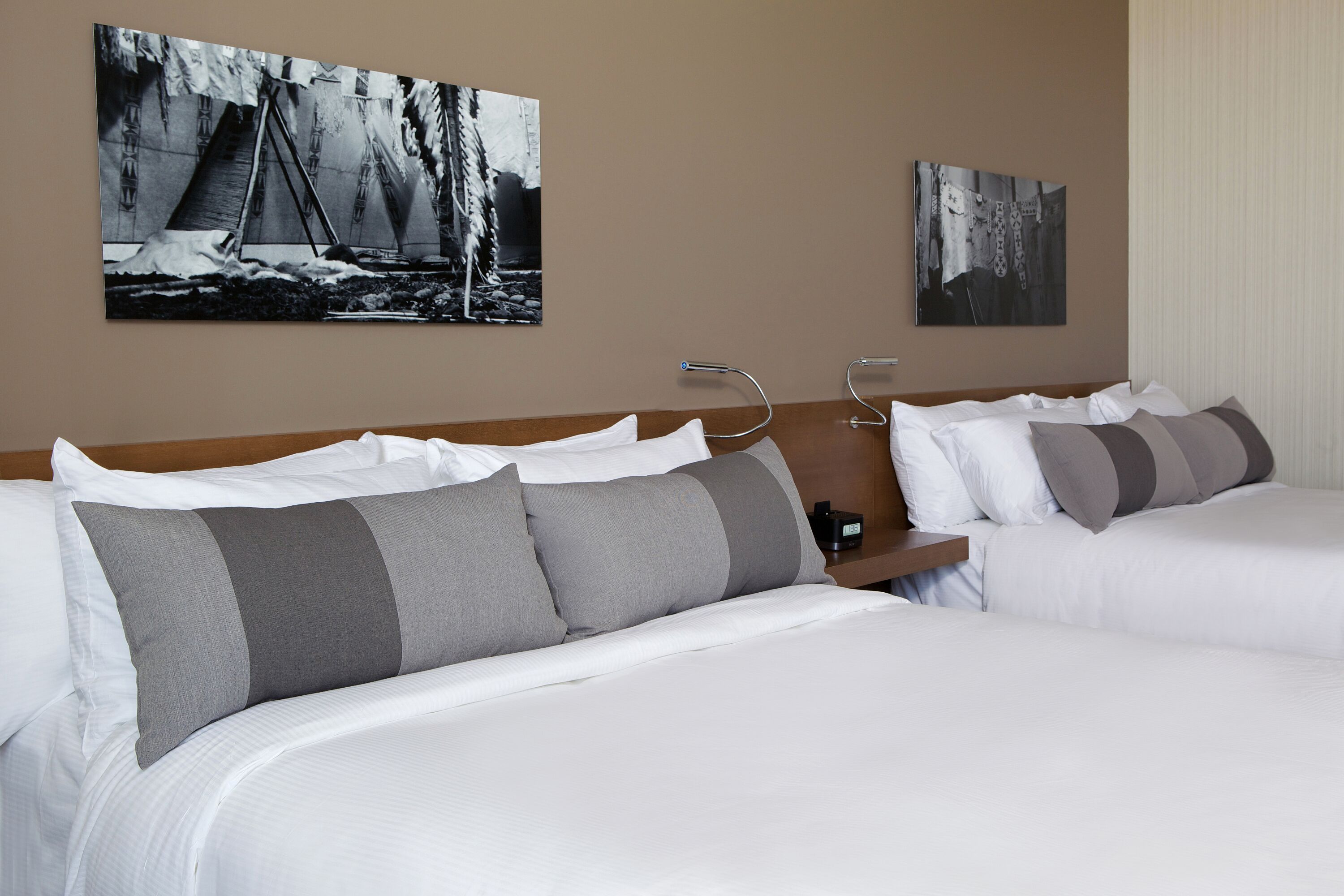 deluxe room, 2 queen beds | premium bedding, pillow-top beds, minibar, in-room safe