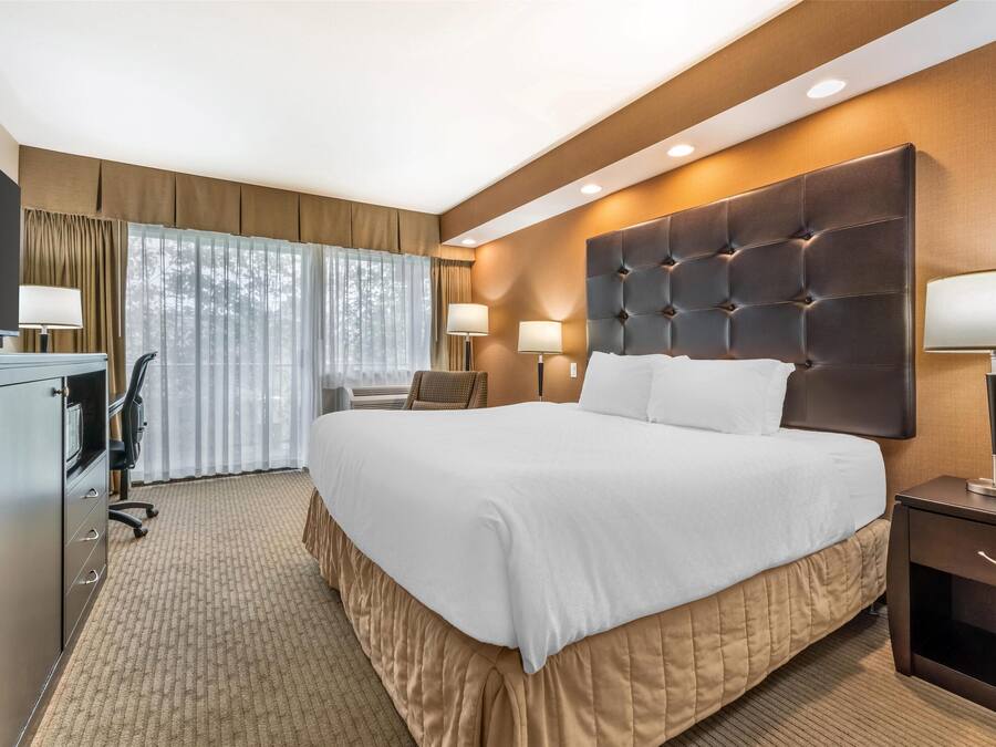 Desk, laptop workspace, iron/ironing board, free cots/infant beds