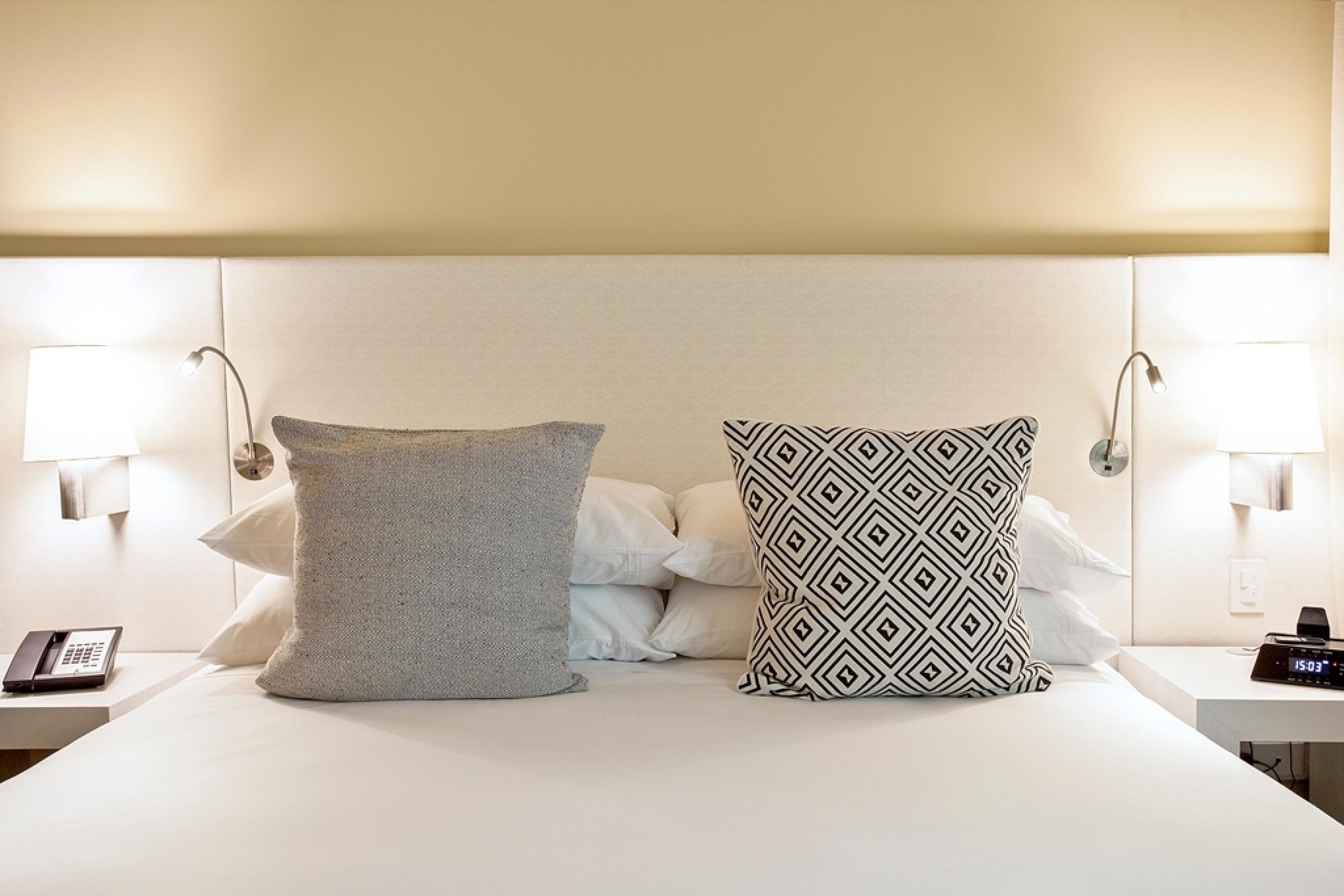 egyptian cotton sheets, premium bedding, down duvets, pillow-top beds