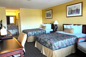 Desk, iron/ironing board, bed sheets - Lake Logan Inn Capital O Ohio (Logan)