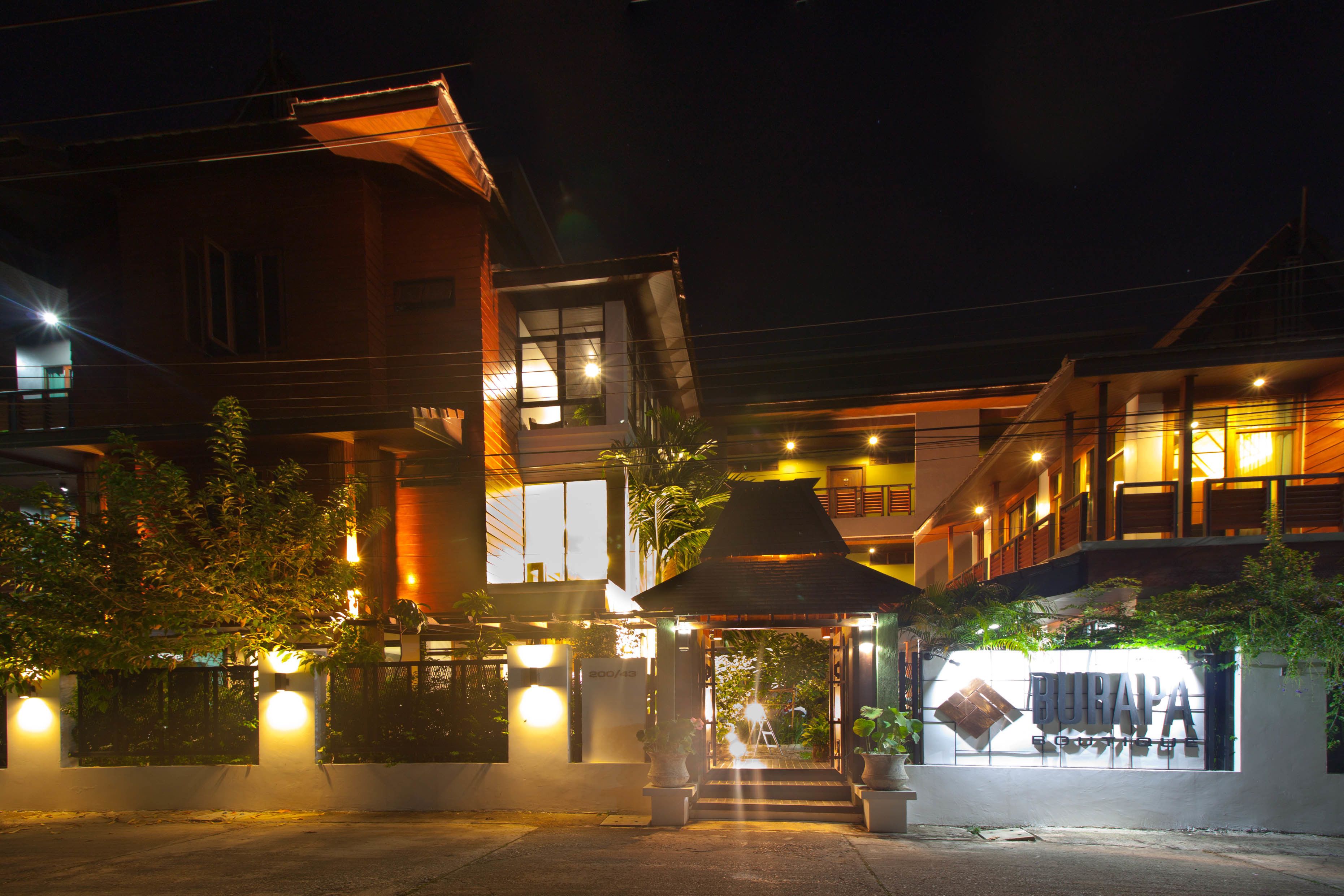 front of property – evening/night