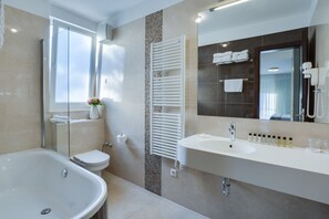 Studio, Balcony | Bathroom | Free toiletries, hair dryer, slippers, towels - BB Residence (Split)