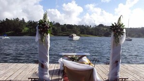 Área de bodas al aire libre