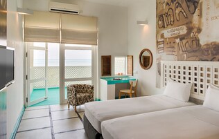 Quarto superior | Escrivaninha, Wi-Fi de cortesia, roupa de cama