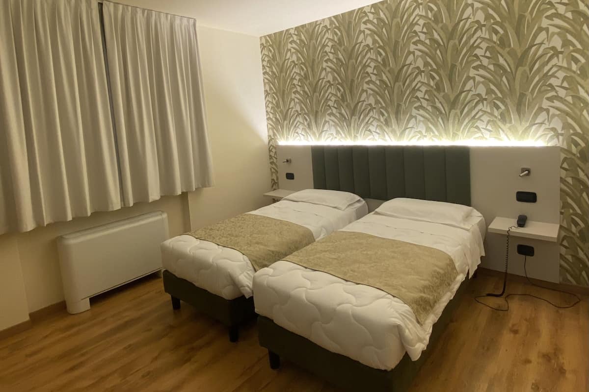 twin room | premium bedding, minibar, in-room safe, desk