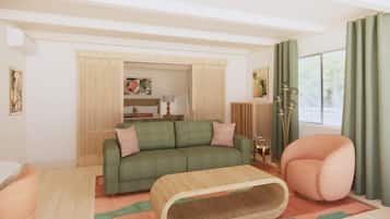 Suite | Oppholdsområde | LCD-TV, DVD-spiller og iPod-dokkingstasjon