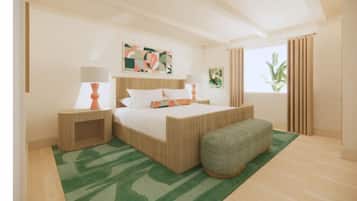 Suite | Premium bedding, down comforters, in-room safe, desk