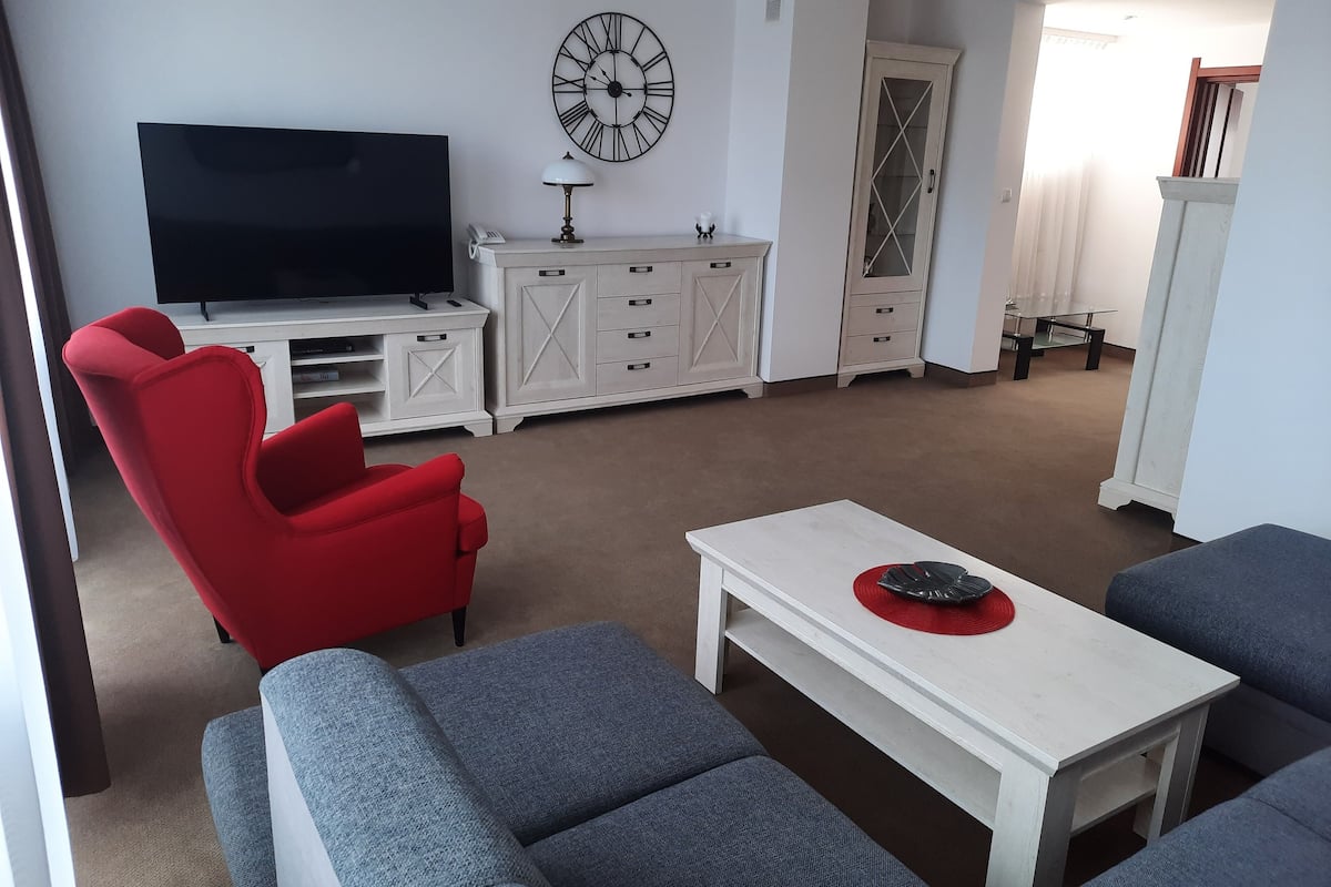 Suite Premium | 1 chambre, bureau, fer et planche à repasser, Wi-Fi gratuit