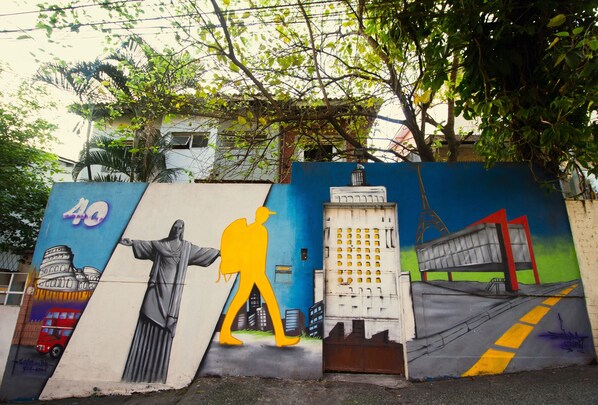 Voorkant van accommodatie