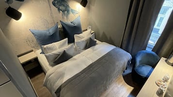 Superior-Doppelzimmer | Allergikerbettwaren, Minibar, Zimmersafe, individuell dekoriert